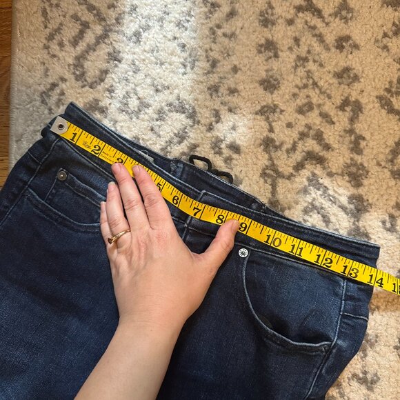 FREE PEOPLE We The Free CRVY Ma Cherie Bell Bottom Jean | 28 | super flare denim - Picture 11 of 12